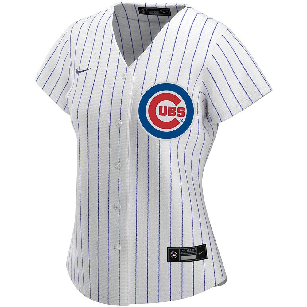 Womens Chicago Cubs Anthony Rizzo Cool Base Replica Jersey White