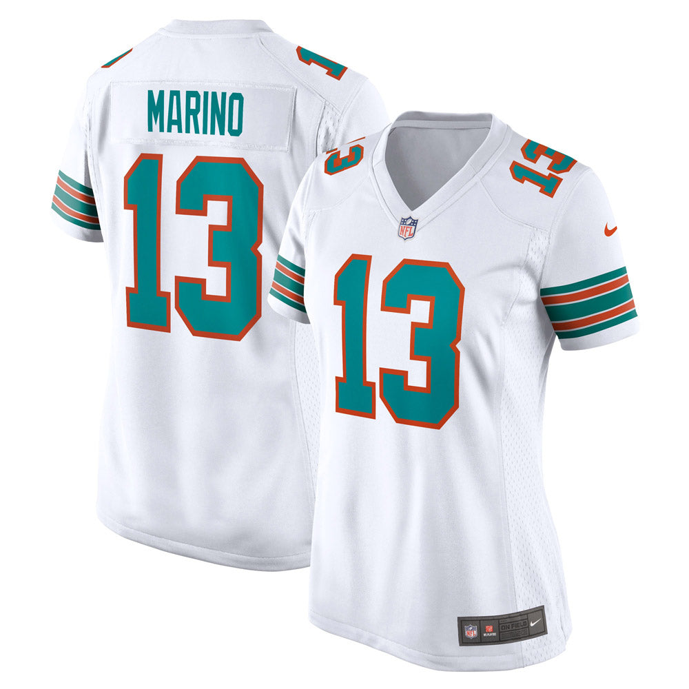 Women's Miami Dolphins Dan Marino Retired Player Jersey White